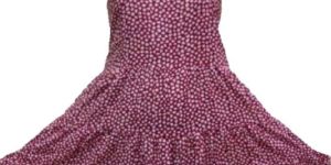 Printed Panel Dress