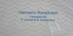 Rorschach Inkblot Psychological Testing