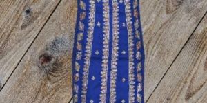 Blue Zari Embroidered Kashmiri Woolen Suit