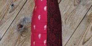 Pink Aari Embroidered Kashmiri Woolen Suit