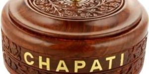 Wooden Chapati Box