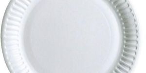 White Paper Plate