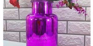 Purple Glass Flower Vase