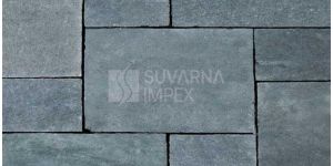 Natural Black Lime Hand Cut Cobbles