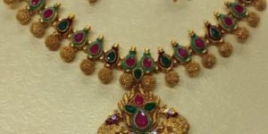 Gold Plated Necklace Set