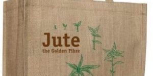 Printed Jute Shopping Bag