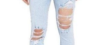 Men Vintage Washed Denim