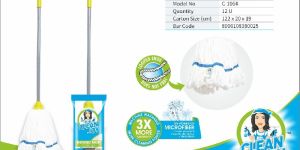 CLEANJOY MICROFIBER ROUND MOP