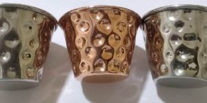 Hammered Copper Plated Sauce Cup