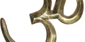 Brass OM Statue