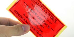 Adhesive Printed Label