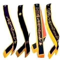 Embroidered Sashes