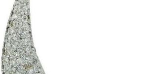 White Gold 925 Sterling Silver Women Pendant Set