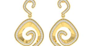 Shop Faren Diamond Earrings in Gold