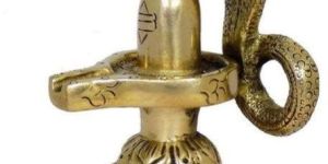 Brass Shivling Statue