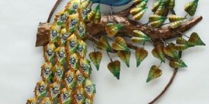 LED Peacock Wall Hanging