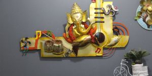 Musician Ganesha Wall Hanging