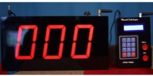 Q Management Bell Token Display System with Token Dispenser