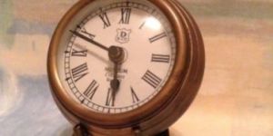 Antique Brass Table Watch