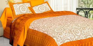Sanganeri Printed Bedsheet