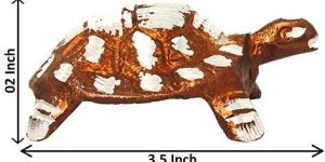 White Metal Turtle Statue