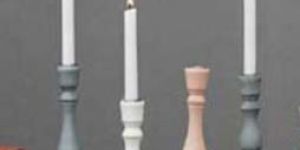 Wooden Candle Holders