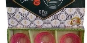 Orange Bite Glass Bowl Set