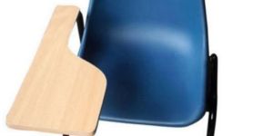 PVC Student Chair with Wooden Writing Pad