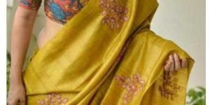 TUSSAR GHICHA SILK SAREE