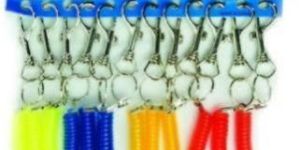 Plastic Spiral Key Ring