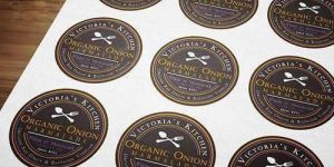 Adhesive Printed Label