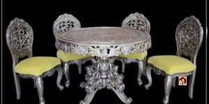 Silver Dining Table