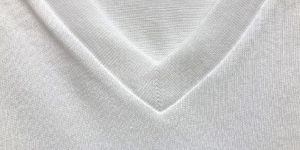 Mens White V Neck T-Shirt