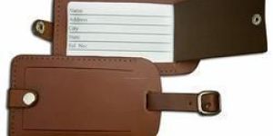 Leather Luggage Tag