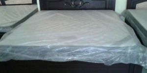 Wooden Sleigh Double Bed