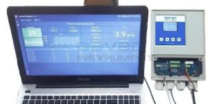 Electromagnetic Flow Meter with Telemetry System