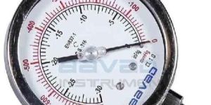 Glycerine Filled Vacuum Gauge