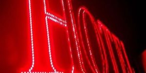 LED Hotel Sign Board