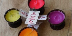 Eco Friendly Coconut Shell Candles