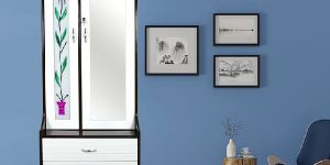 Dezine Innovation Plywood & PU Polished/Paint Dressing Table (DZ-3T)