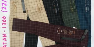 COTTON CHECK JUNIOR PANT