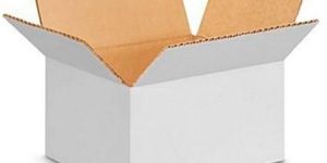White Corrugated Box