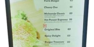 Menu Sign Board