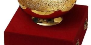 Gold Plated Brass Bowl