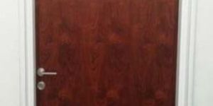 Wooden Finished Steel Door