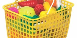 Plastic Fruit Toys Basket