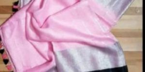 Linen Border Saree