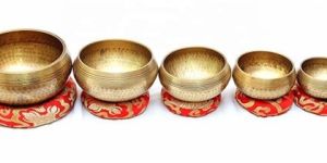 Tibetan Hand Beaten Singing Bowl Set