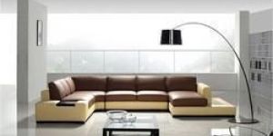 Contemporary Leather Sofa