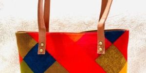 Stylish Ikkat Cotton Printed Bags